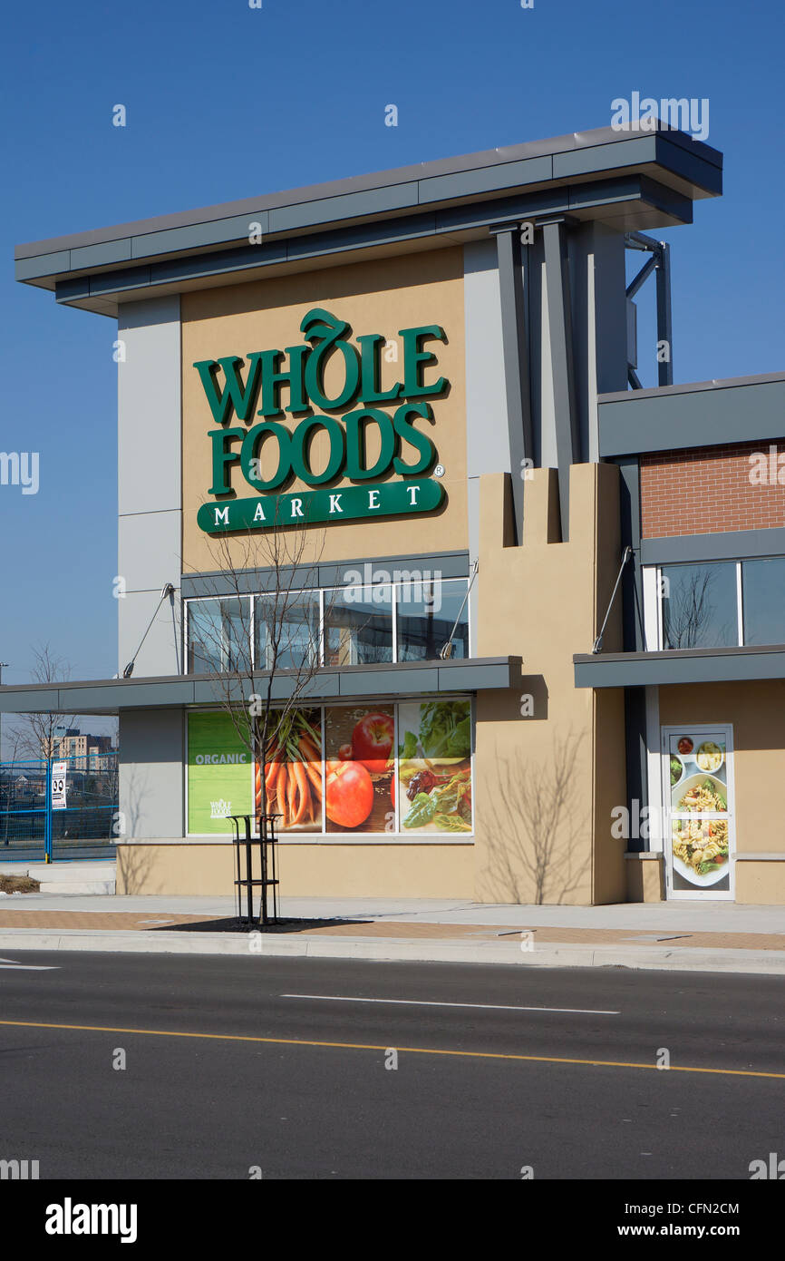 Whole Foods Market, magasin d'aliments biologiques Banque D'Images