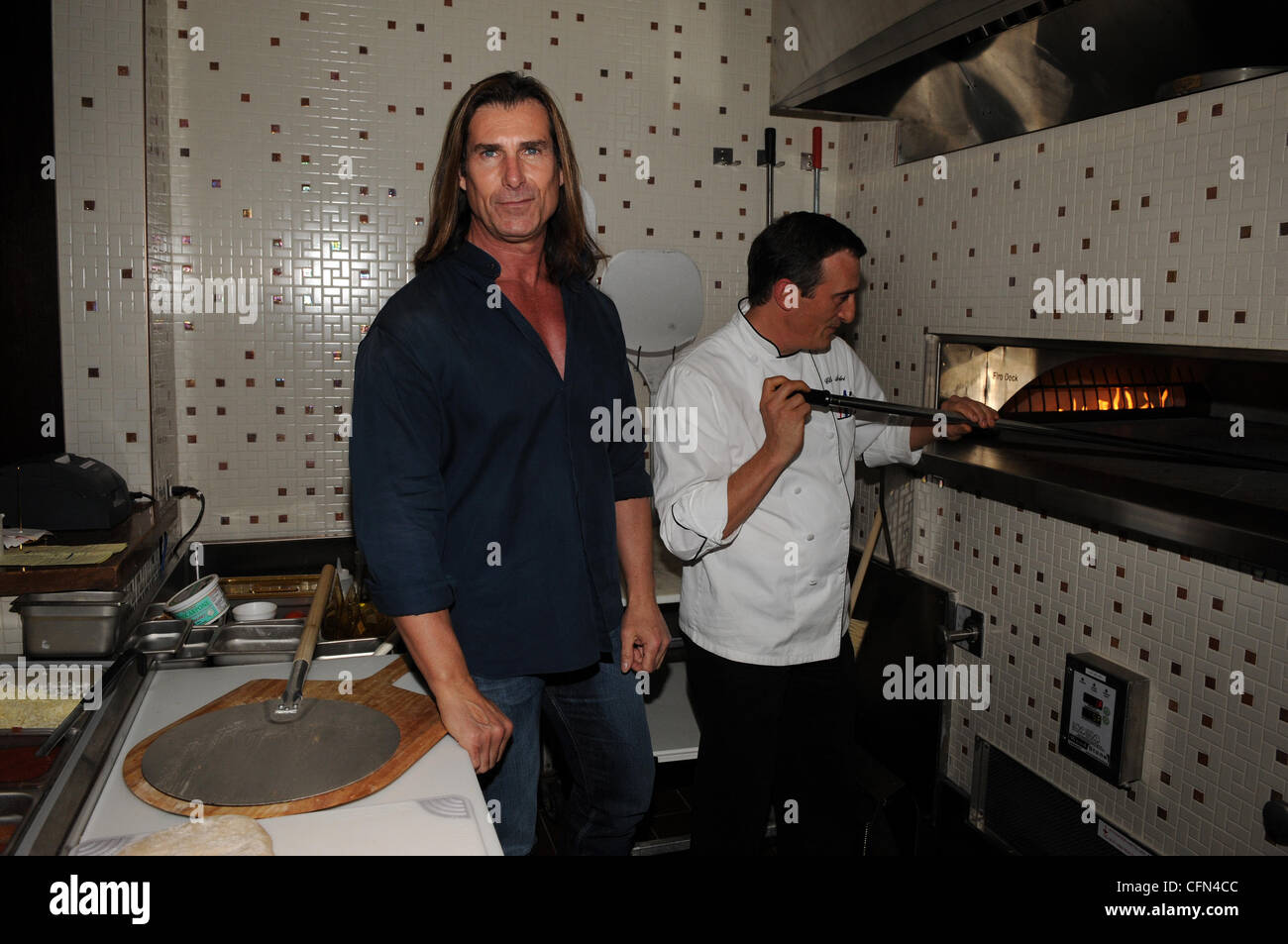 Fabio Lanzoni apparaît à une rencontre dans le restaurant italien Sorrisi au Casino Seminole Coconut Creek, en Floride - 10.02.12, Banque D'Images