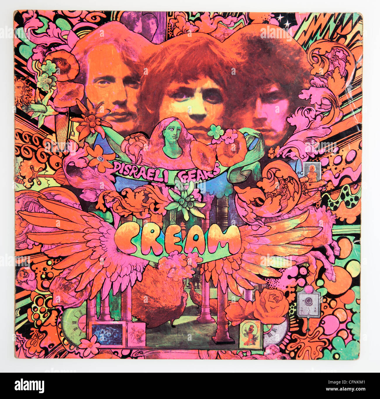 La crème, Disraeli Gears couverture de l'album Banque D'Images