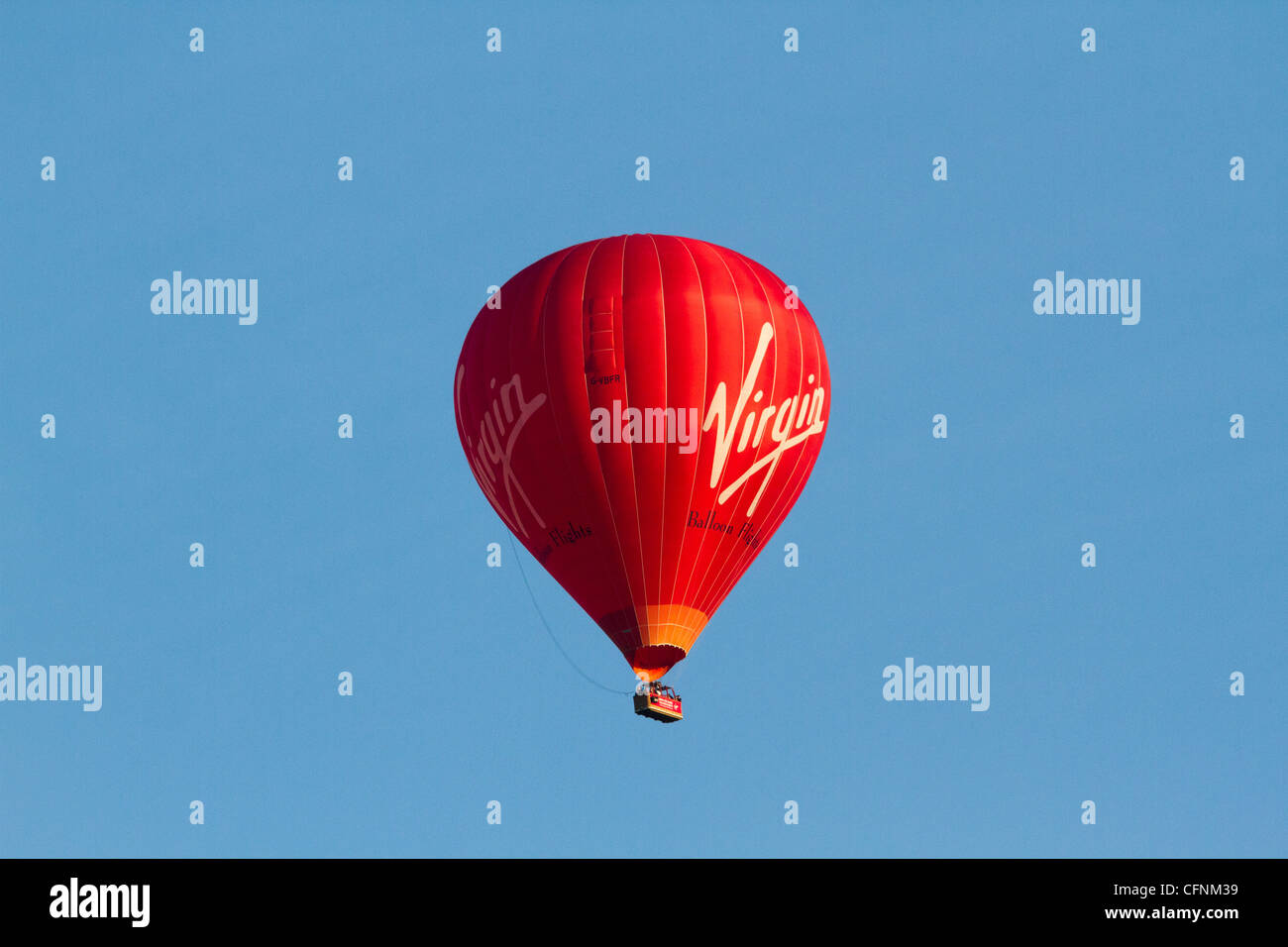 Vol en montgolfière vierge, England, UK Banque D'Images
