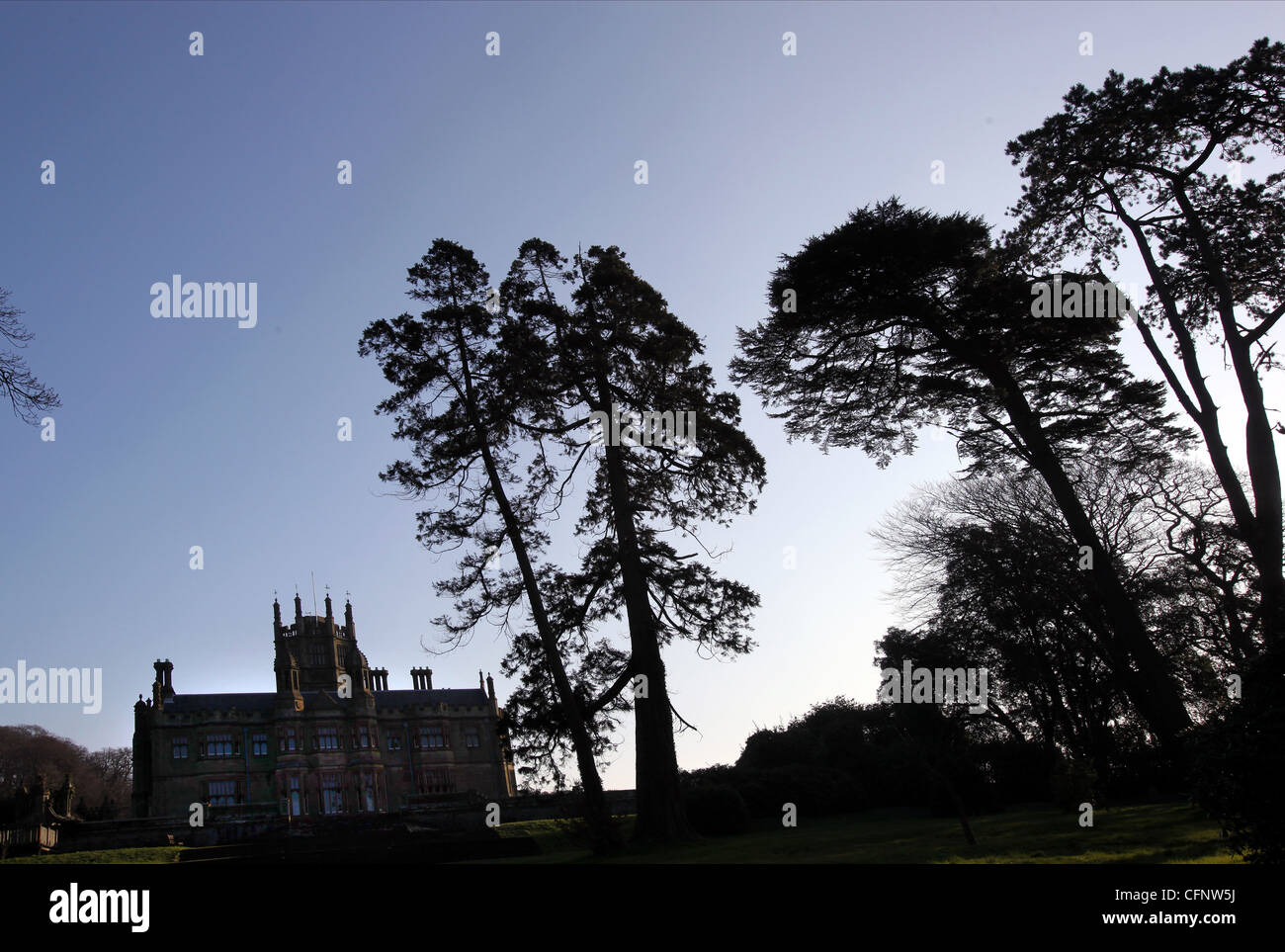 Margham château , margham, neath Port Talbot, Pays de Galles , au Royaume-Uni . Banque D'Images