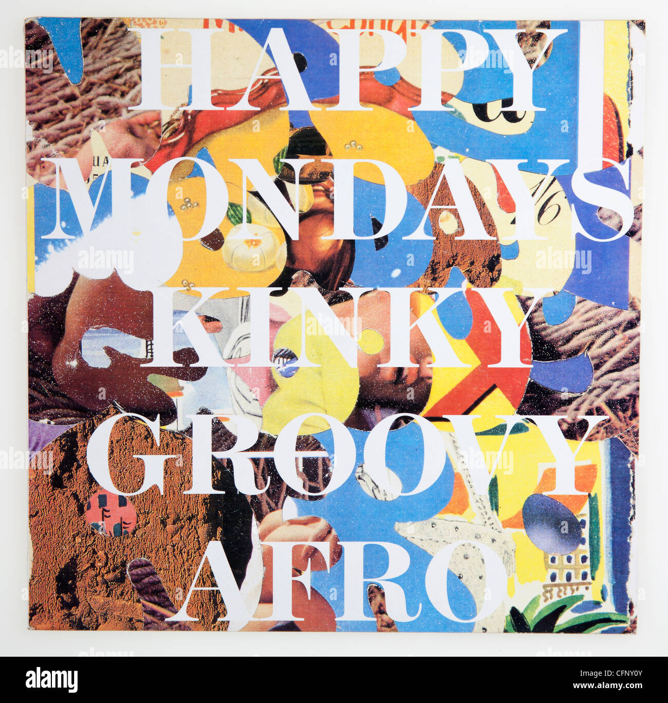 Happy Mondays Kinky Afro Groovy, couverture de l'album Banque D'Images