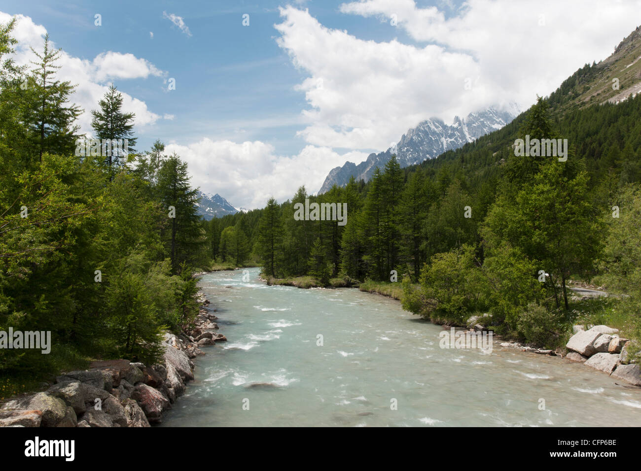 Courmayeur, Mont Blanc, Val Ferret, vallée d'aoste, Italie, Europe Banque D'Images