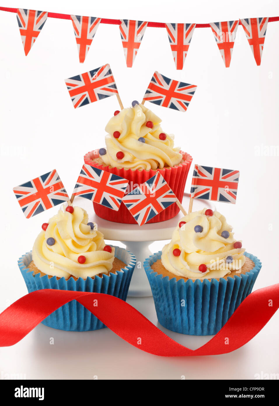 La célébration CUPCAKES Banque D'Images