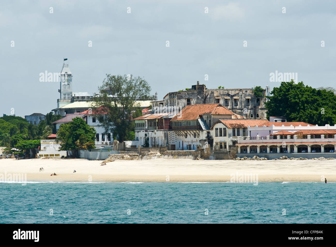 'House of Wonders et Tembo Hotel à Stone Town Zanzibar Tanzanie Banque D'Images