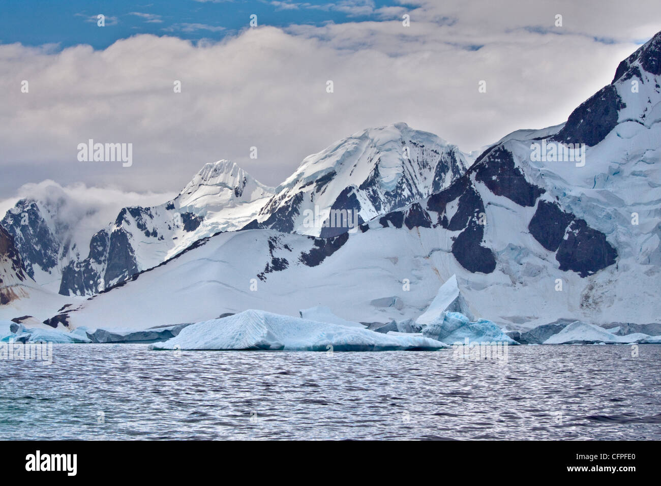 Canal Lemaire, Péninsule Antarctique Banque D'Images