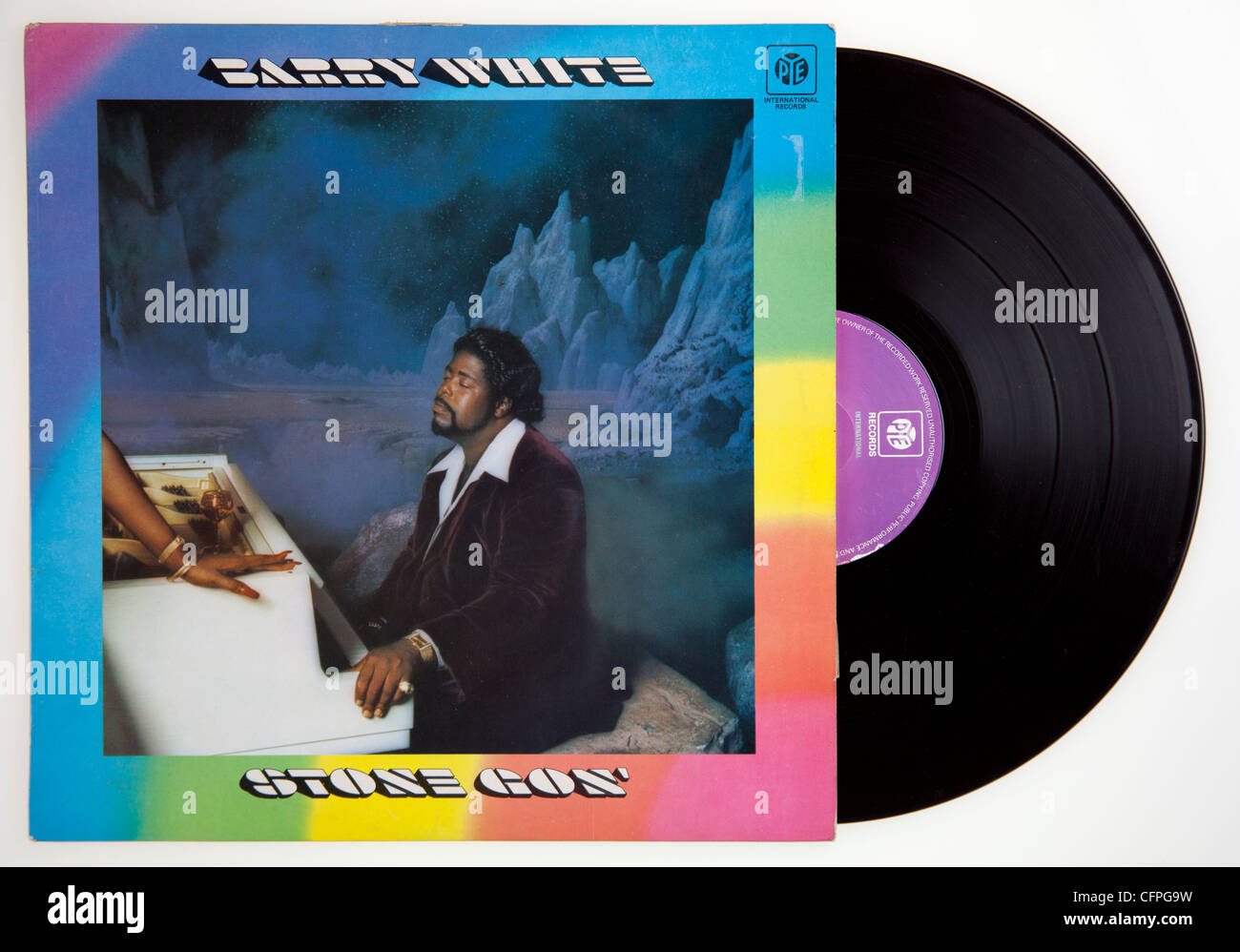 Barry White, Stone Gon' couverture de l'album Banque D'Images