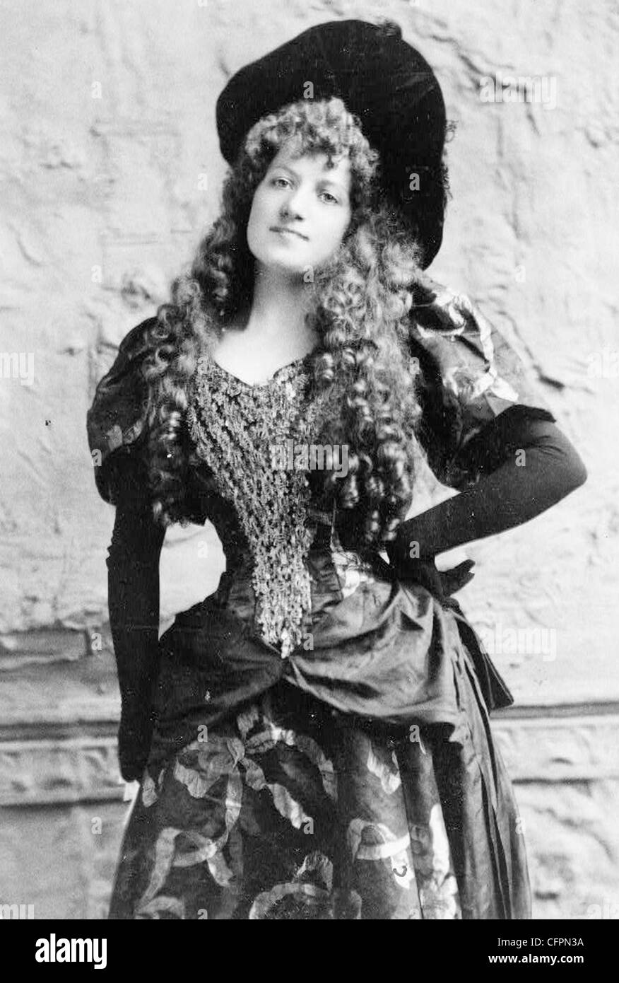LOTTIE COLLINS (1865-1910) French music hall danseur et chanteur vers 1890 Banque D'Images