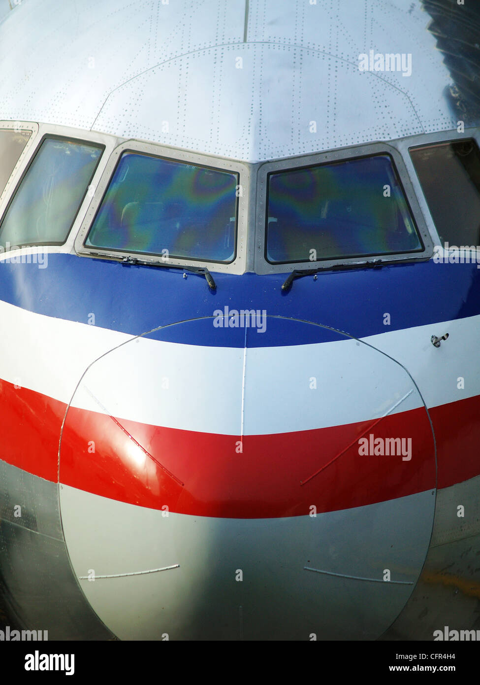 Cockpit d'un avion Banque D'Images
