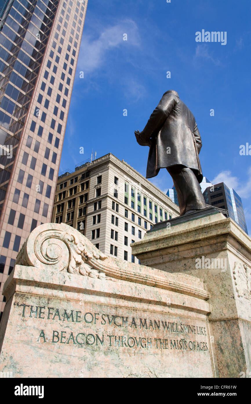 William McKinley Monument situé en dehors de l'Ohio Statehouse, Columbus, Ohio, États-Unis d'Amérique, Amérique du Nord Banque D'Images