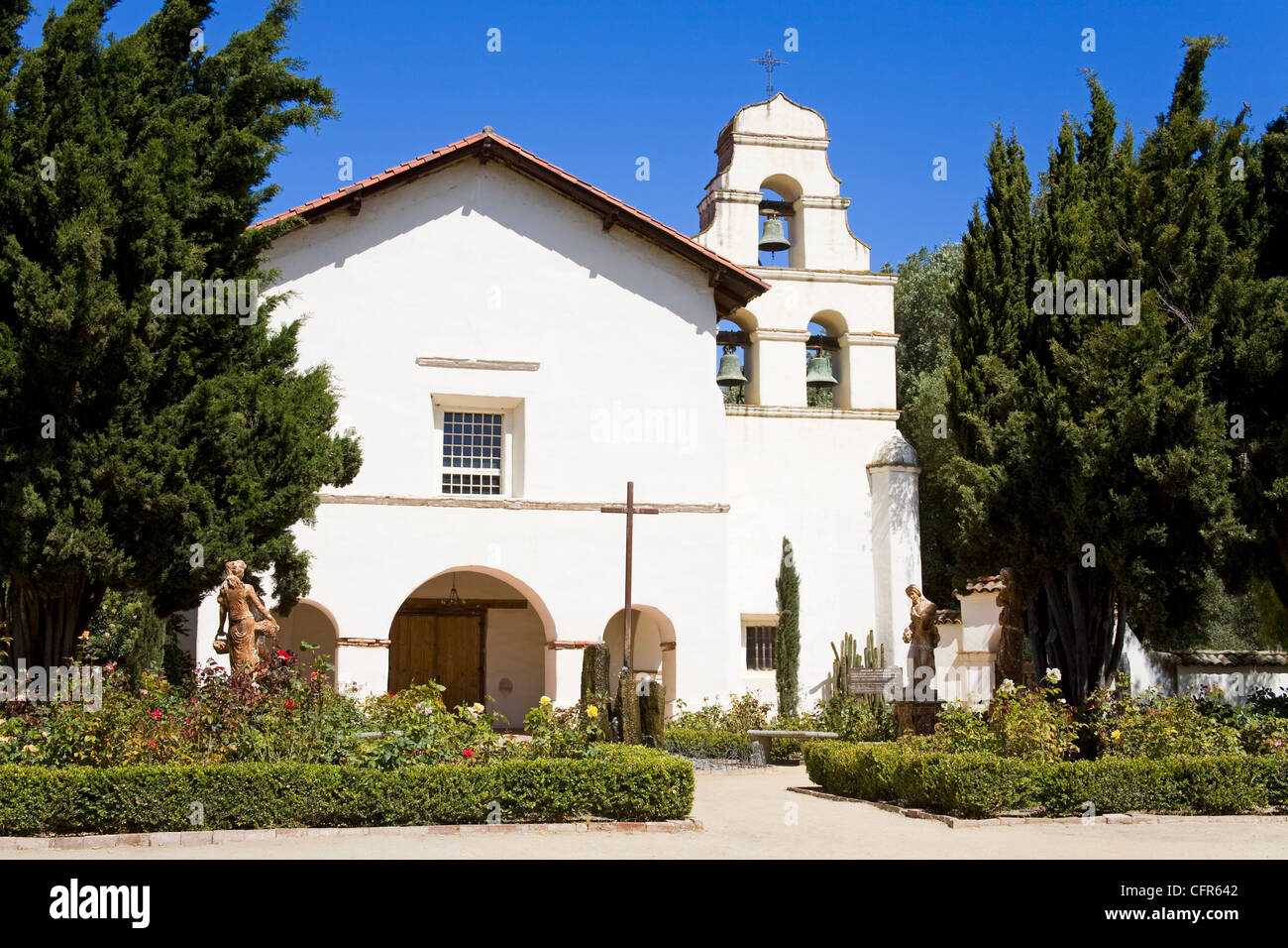 La mission de San Juan Bautista, California, États-Unis d'Amérique, Amérique du Nord Banque D'Images