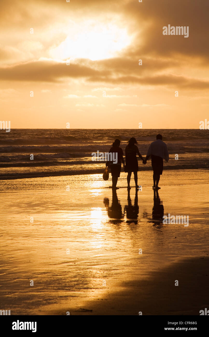 Coucher du soleil, Newport Beach, Orange County, Californie, États-Unis d'Amérique, Amérique du Nord Banque D'Images