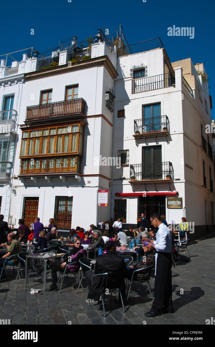 Plaza de la Virgen de los Reyes square Séville Andalousie Espagne Banque D'Images