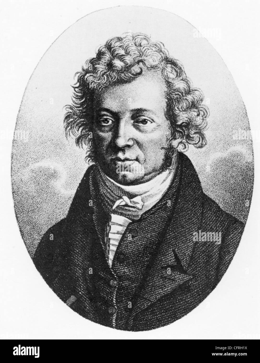 ANDRE-MARIE AMPERE (1775-1836) mathématicien et physicien français Banque D'Images