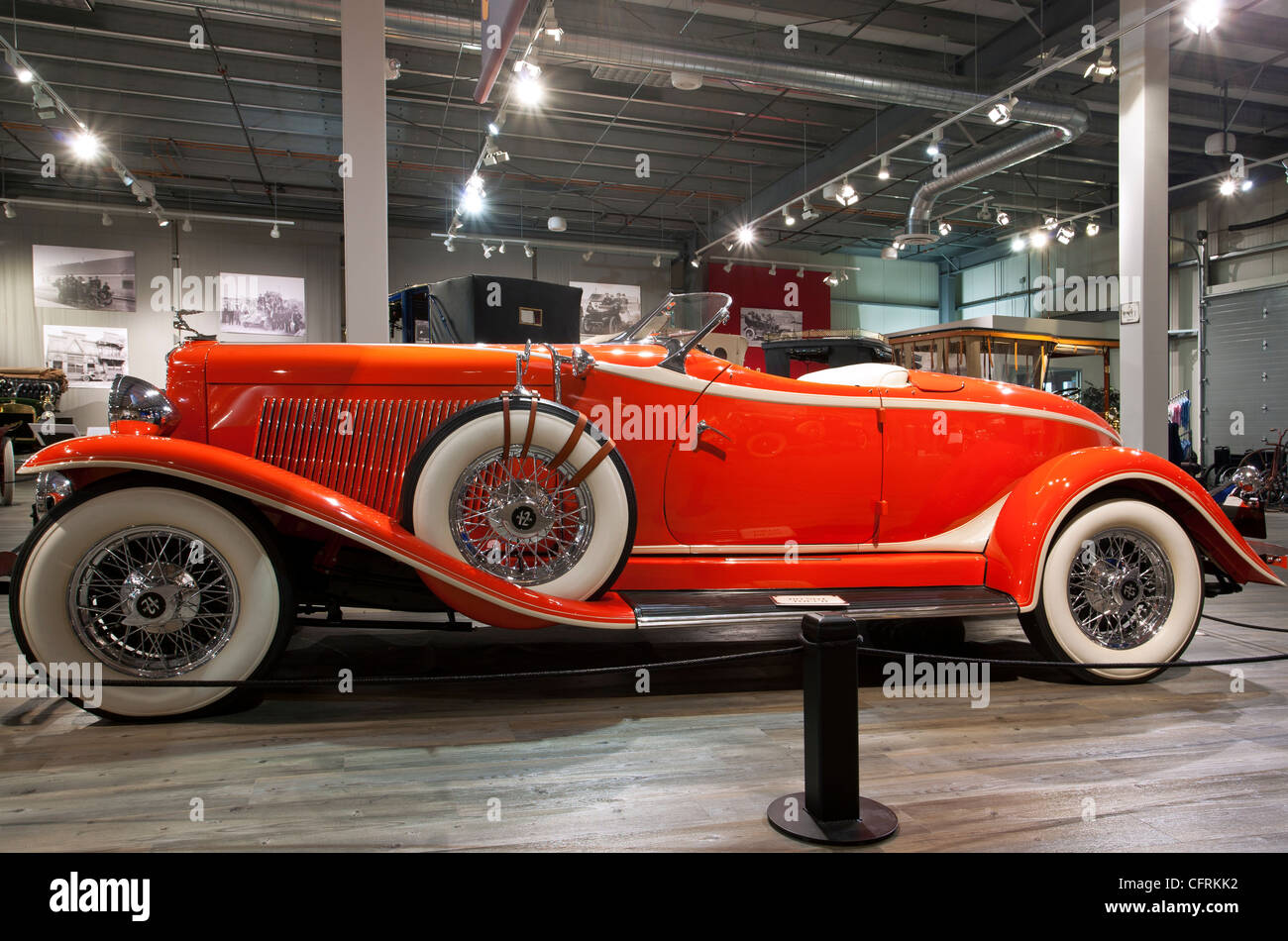 1933 Auburn model 12-161une coutume boattail speedster. Fountainhead Antique Auto Museum. Fairbanks. De l'Alaska. USA Banque D'Images