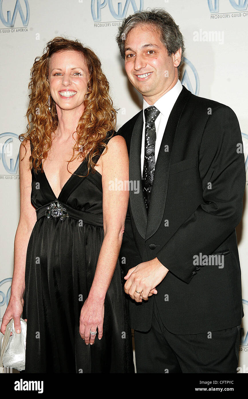 © 2007 Jerome Ware/Zuma Press KATIE JACOBS et DOUG SHORE pendant les arrivées à la producteurs 2007 Guild Awards tenue à l'hôtel Hyatt Regency Century Plaza Hotel à Century City, CA. Samedi, 20 janvier 2007 Le Hyatt Regency Century Plaza Hotel Century City, CA Banque D'Images