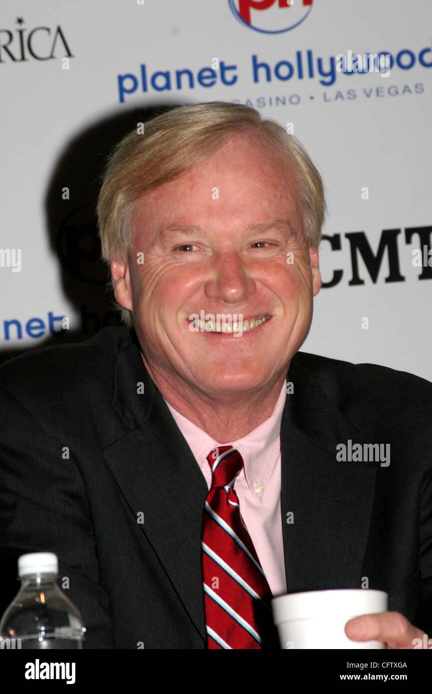 27 janvier 2007 - Hollywood, Californie, États-Unis - K51507EG.MLLE AMÉRIQUE CONFÉRENCE DE PRESSE.ALADDIN HOTEL AND CASINO, LAS VEGAS, NEVADA 01-26-2007.CHRIS MATTHEWS. - 2007 : l'image de crédit(Â© Ed Geller/Globe Photos/ZUMAPRESS.com) Banque D'Images