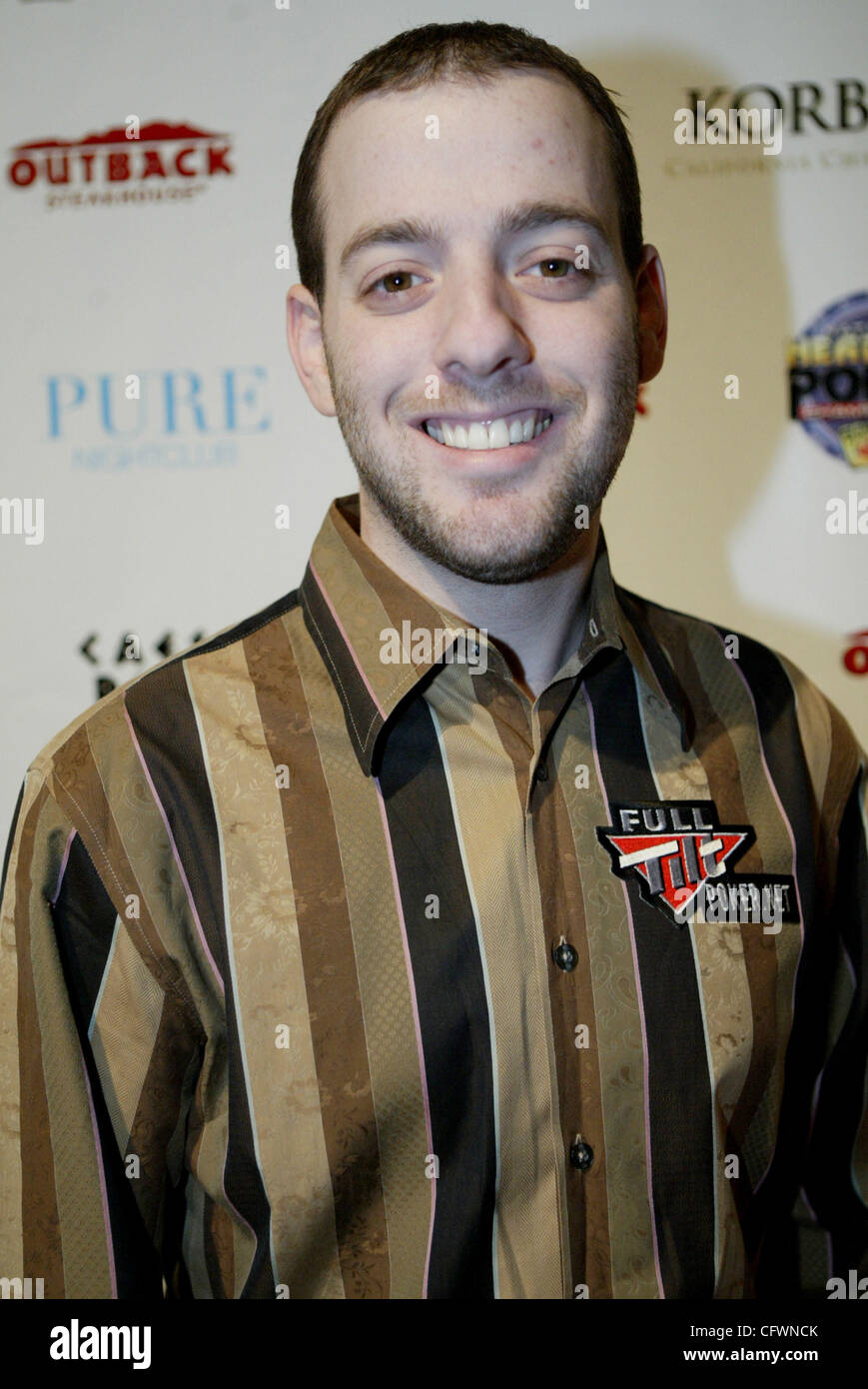 03-01-2007 SCOTT FISCHMAN @ Caesars Palace Hotel & Casino en face de la Pure Nighclub à Las Vegas, Nevada pour le tapis rouge pour la 3 e Nationa chefs -up Poker Championship 64 pf coudre meilleurs joueurs de poker en compétition dans une série de Heads Up Texas Hold'em correspond. Celebrity Participants DON CHEAD Banque D'Images