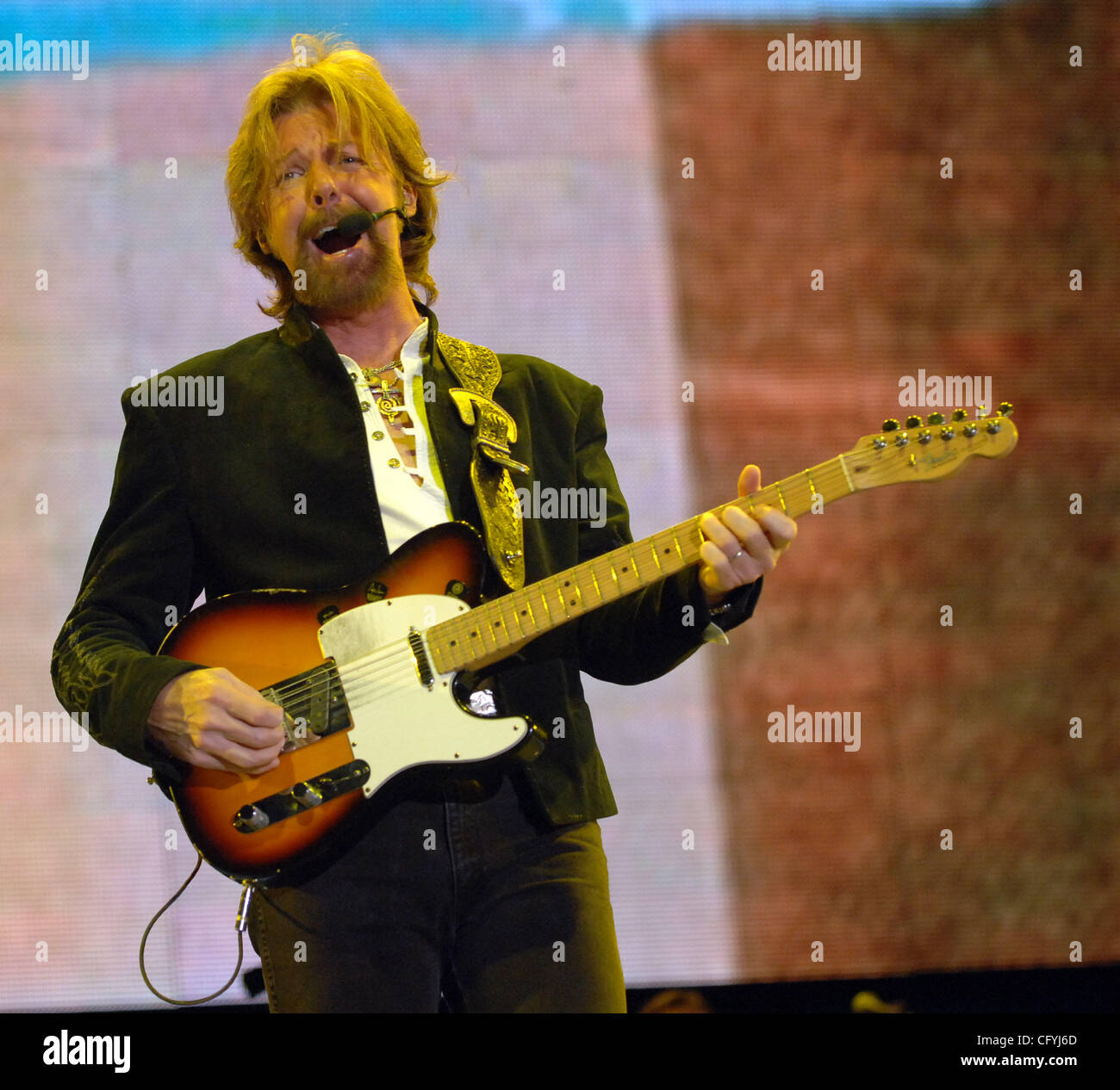 6 mai 2007, Indio, CA, USA, musiciens RONNIE Dunn de la bande Brooks & Dunn en concert au Festival de Musique de la diligence qui a eu lieu à l'Empire Polo Field situé dans la région de Indio. Copyright 2007 Jason Moore. Crédit obligatoire : Jason Moore Banque D'Images