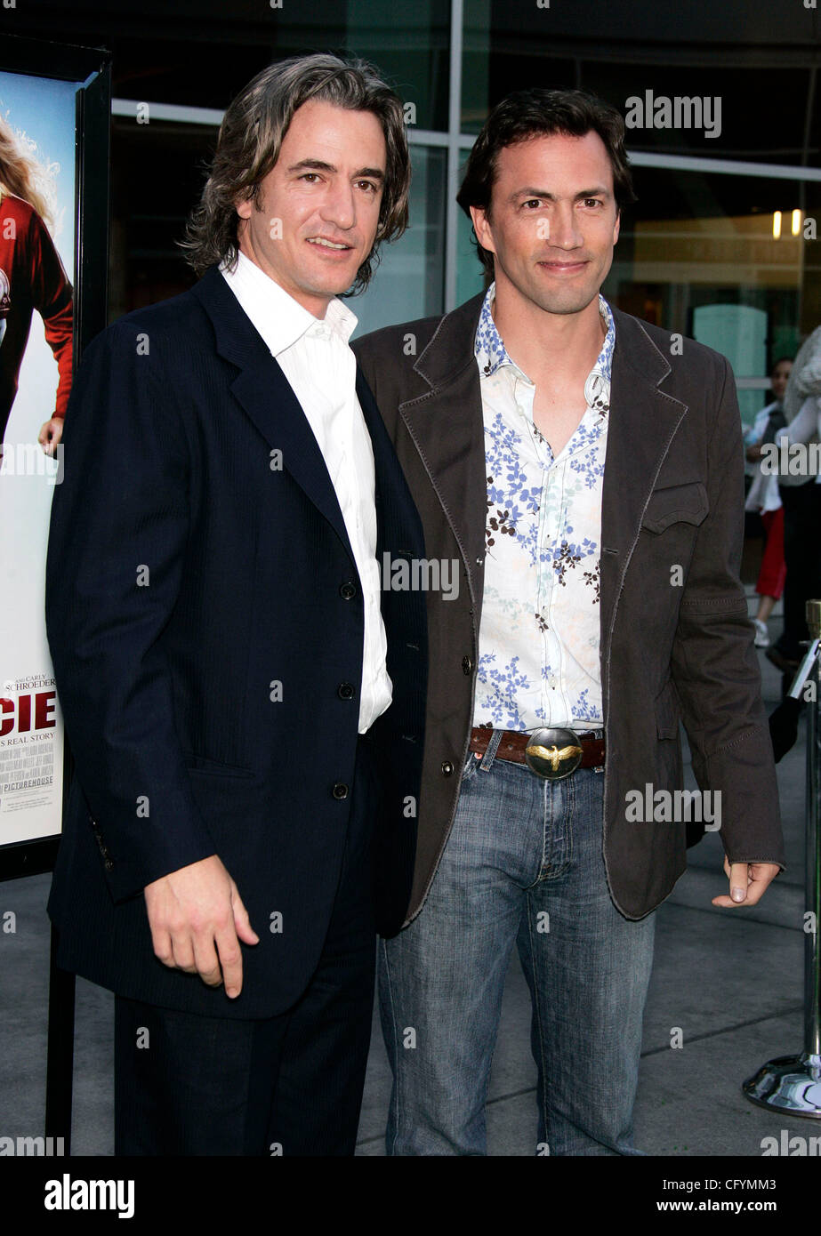 23 mai 2007 - Hollywood, Californie, USA - Acteurs Dermot Mulroney & ANDREW SHUE au 'Gracie' Hollywood Premiere tenue à l'ArcLight Cinema. (Crédit Image : © Lisa O'Connor/ZUMA Press) Banque D'Images