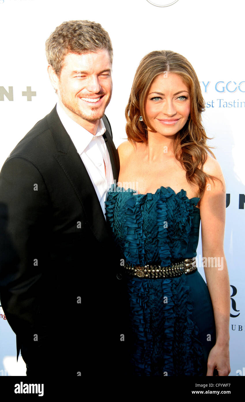 Jun 02, 2007 - Los Angeles, CA, USA - Eric DANE et REBECCA GAYHEART arrivant à la sixième édition annuelle de Chrysalis Butterfly Ball, tenu à un domaine privé accueil à Mandeville Canyon. (Crédit Image : © Camilla Zenz/ZUMA Press) Banque D'Images