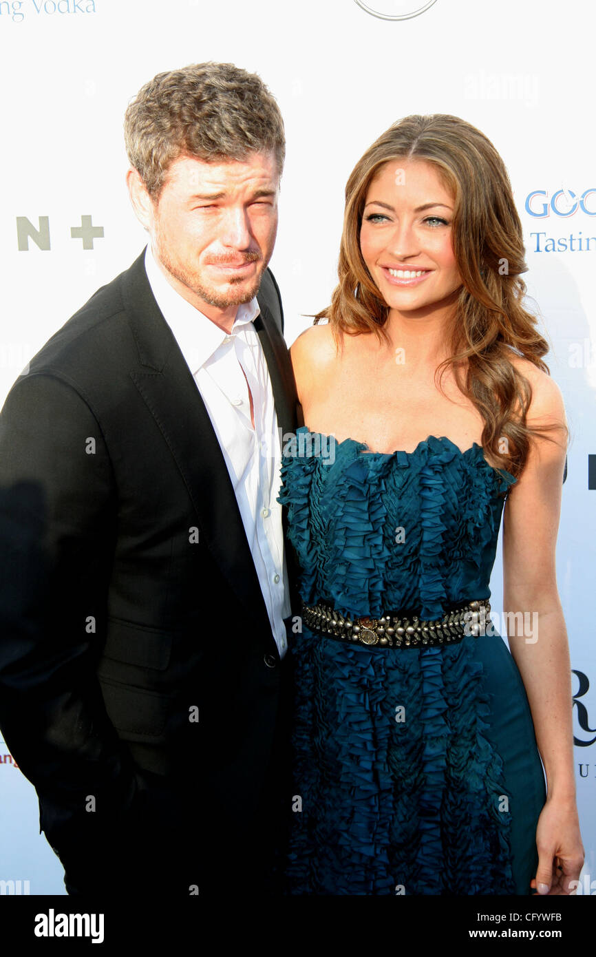 Jun 02, 2007 - Los Angeles, CA, USA - Eric DANE et REBECCA GAYHEART arrivant à la sixième édition annuelle de Chrysalis Butterfly Ball, tenu à un domaine privé accueil à Mandeville Canyon. (Crédit Image : © Camilla Zenz/ZUMA Press) Banque D'Images
