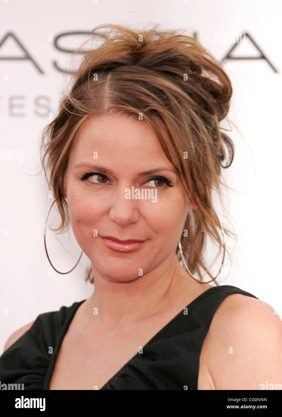 10 juil 2007 - Westwood, CA, USA - DEDEE PFEIFFER pendant les arrivées à la 'Hairspray' première au Mann Village Theater à Westwood. (Crédit Image : © Lisa O'Connor/ZUMA Press) Banque D'Images