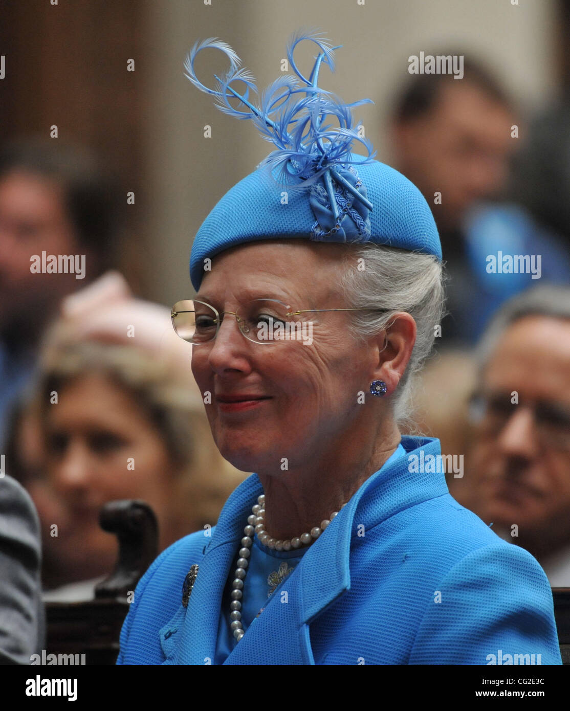 Septembre 06,2011. Moscou, Russie. Sur la photo : Sa Majesté la reine du Danemark Margrethe II au cours d'une visite au musée Pouchkine . La reine Margrethe est de tenir des pourparlers officiels à Moscou, puis à Saint-Pétersbourg. Banque D'Images