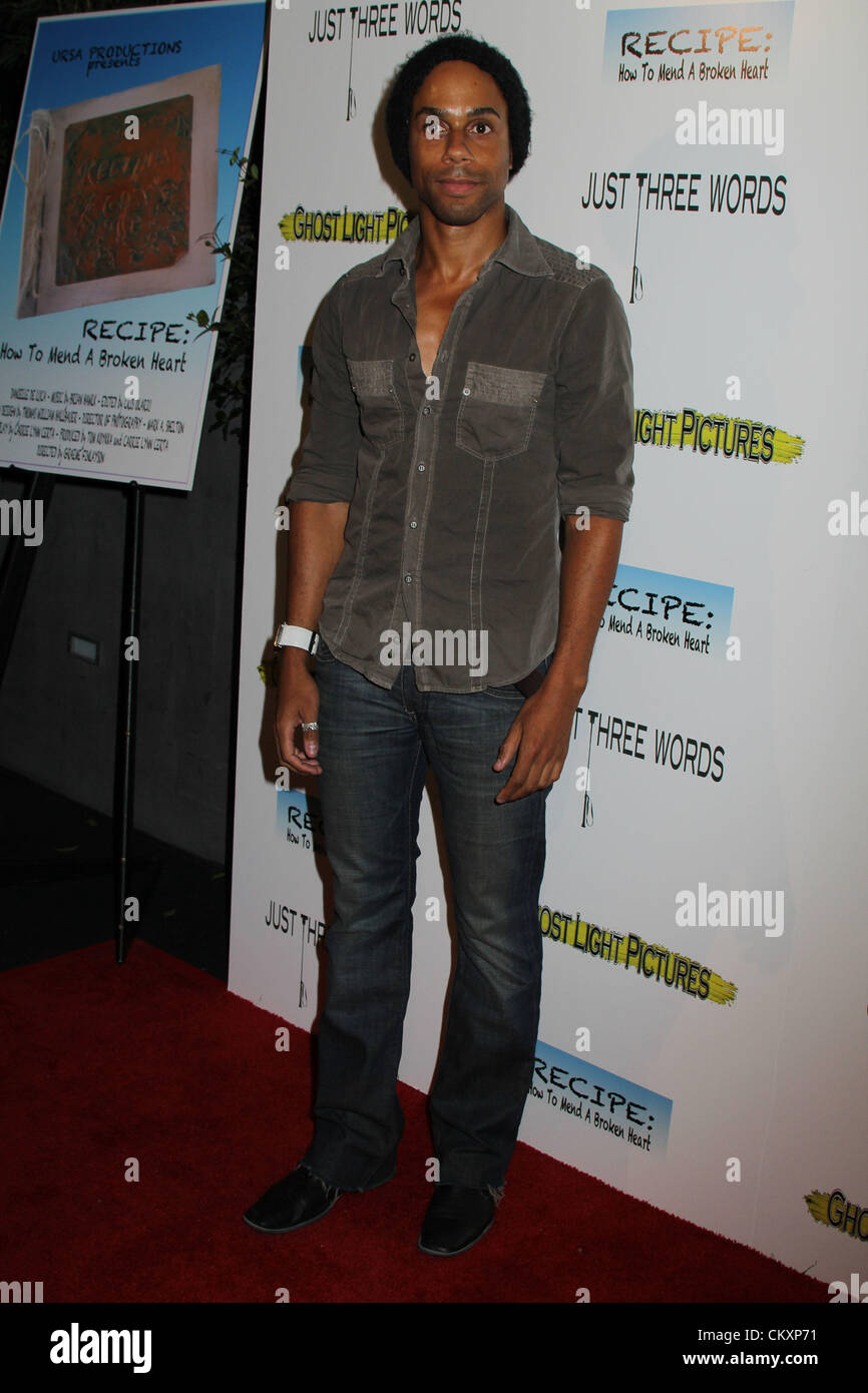 29 août 2012 - Hollywood, Californie, États-Unis - J15532CHW .''Recette : Comment réparer un Cœur brisé'' et ''seulement trois mots'' Projection du film court et Cocktail .WHotel, Hollywood, CA .08/29/2012.JASE WHITAKER . Crédit Image : 2012(© Clinton Wallace/Globe Photos/ZUMAPRESS.com) Banque D'Images