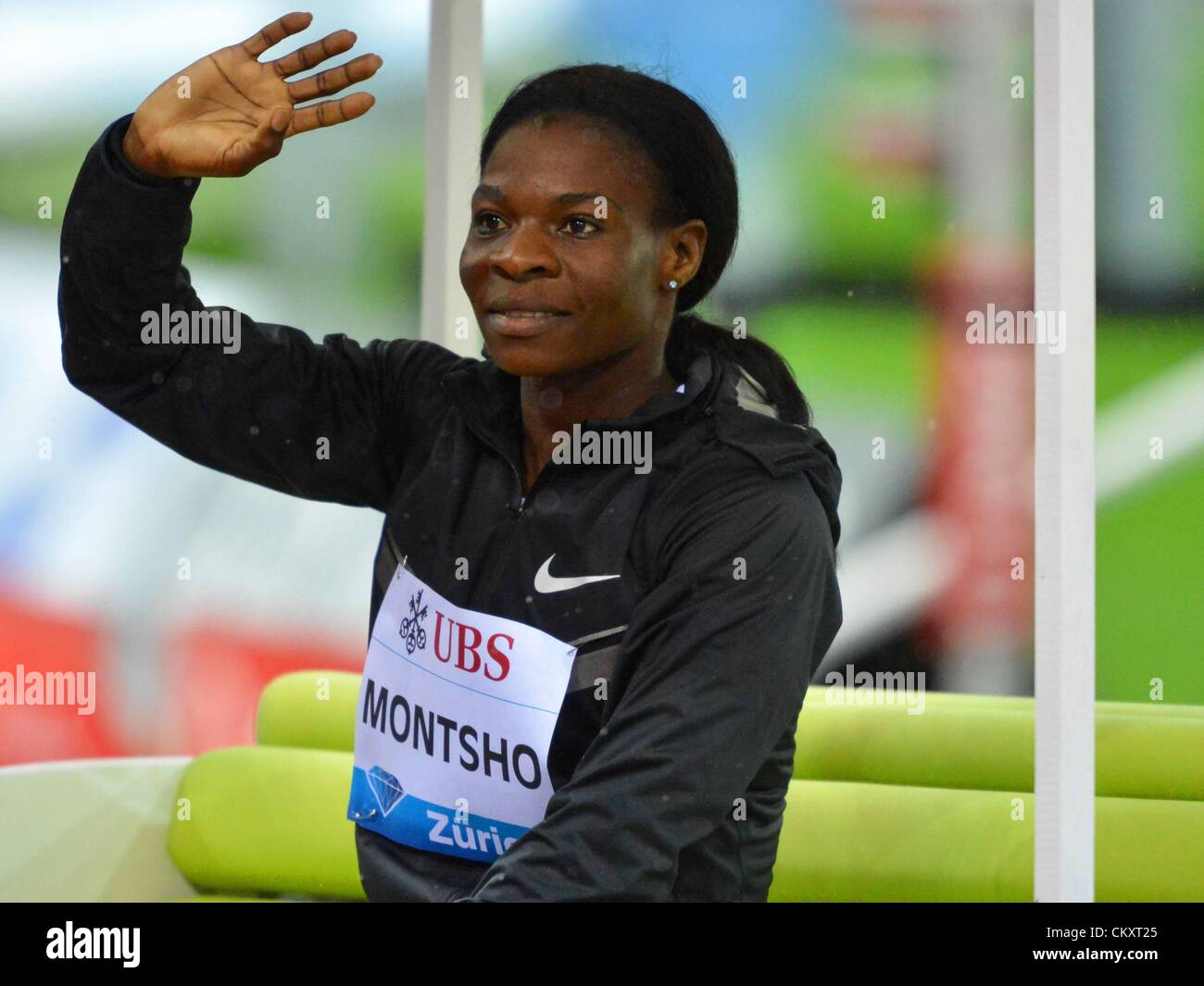 30.08.2012. Zurich, Suisse. Ligue de diamant d'athlétisme championnats du monde IAAF Zurich Suisse Zurich Amantle Montsho Bot photo montre Banque D'Images