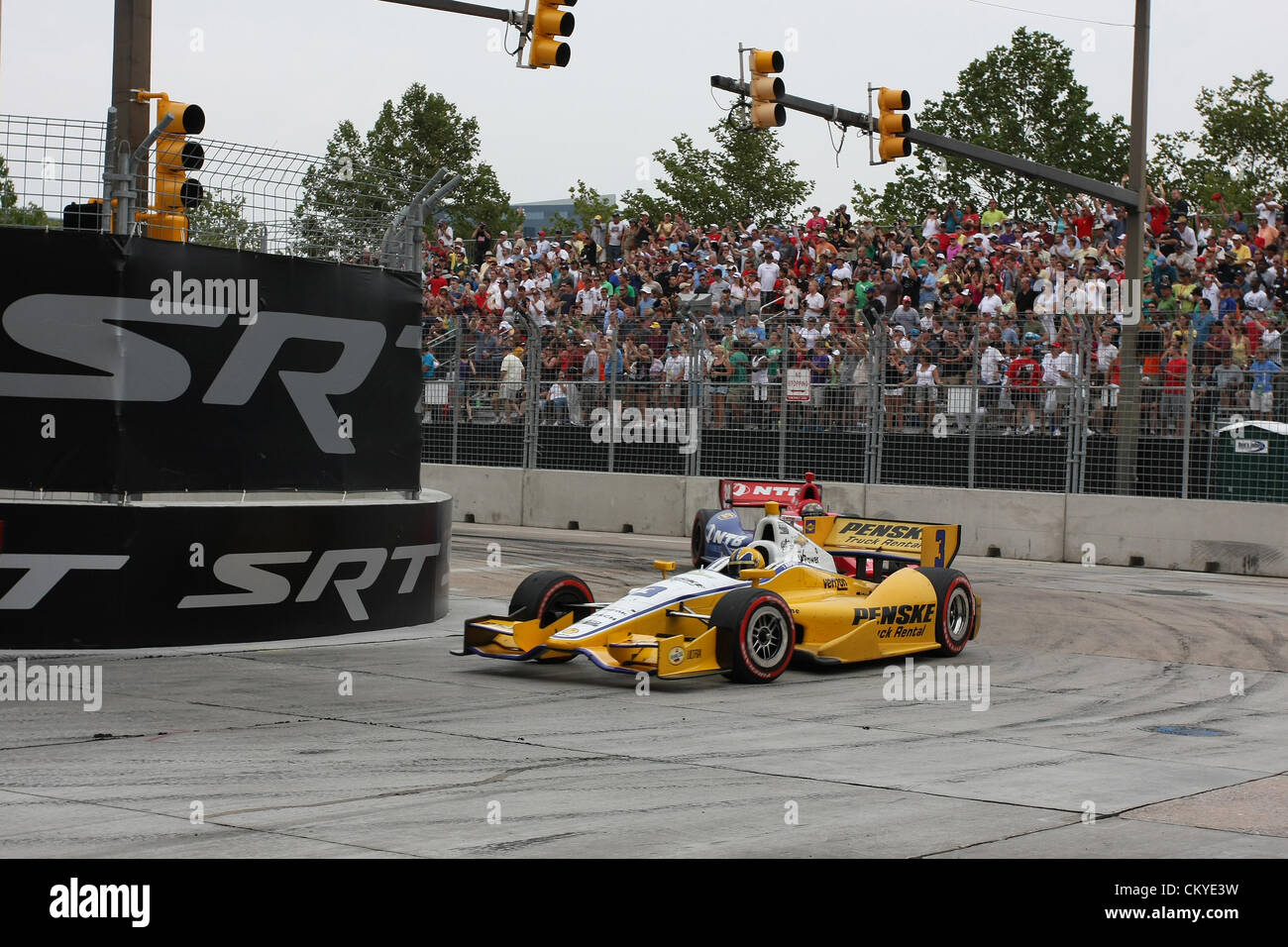 2 septembre 2012 - Baltimore, Maryland, États-Unis - F1, Grand Prix de Baltimore, Baltimore, MD, 31 août au 2 septembre 2012, l'équipe Penske, Helio Castroneves (crédit Image : © Ron Bijlsma/ZUMAPRESS.com) Banque D'Images