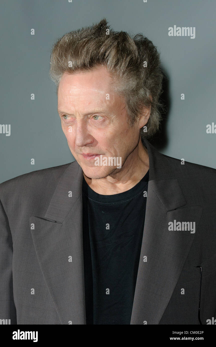 7 septembre 2012 - Toronto, Ontario, Canada - l'acteur Christopher Walken assiste à la même 'psychopathes' premiere pendant le Festival International du Film de Toronto 2012 tenue à Ryerson Theatre Le 7 septembre 2012 à Toronto, Canada (crédit Image : ©/ZUMAPRESS.com) Vidyashev Igor Banque D'Images