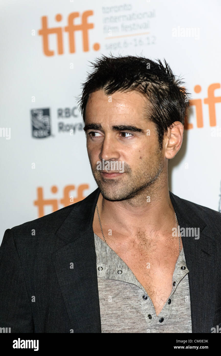 7 septembre 2012 - Toronto, Ontario, Canada - acteur Colin Farrell assiste à la même 'psychopathes' premiere pendant le Festival International du Film de Toronto 2012 tenue à Ryerson Theatre Le 7 septembre 2012 à Toronto, Canada. (Crédit Image : © Vidyashev ZUMAPRESS.com)/Igor Banque D'Images