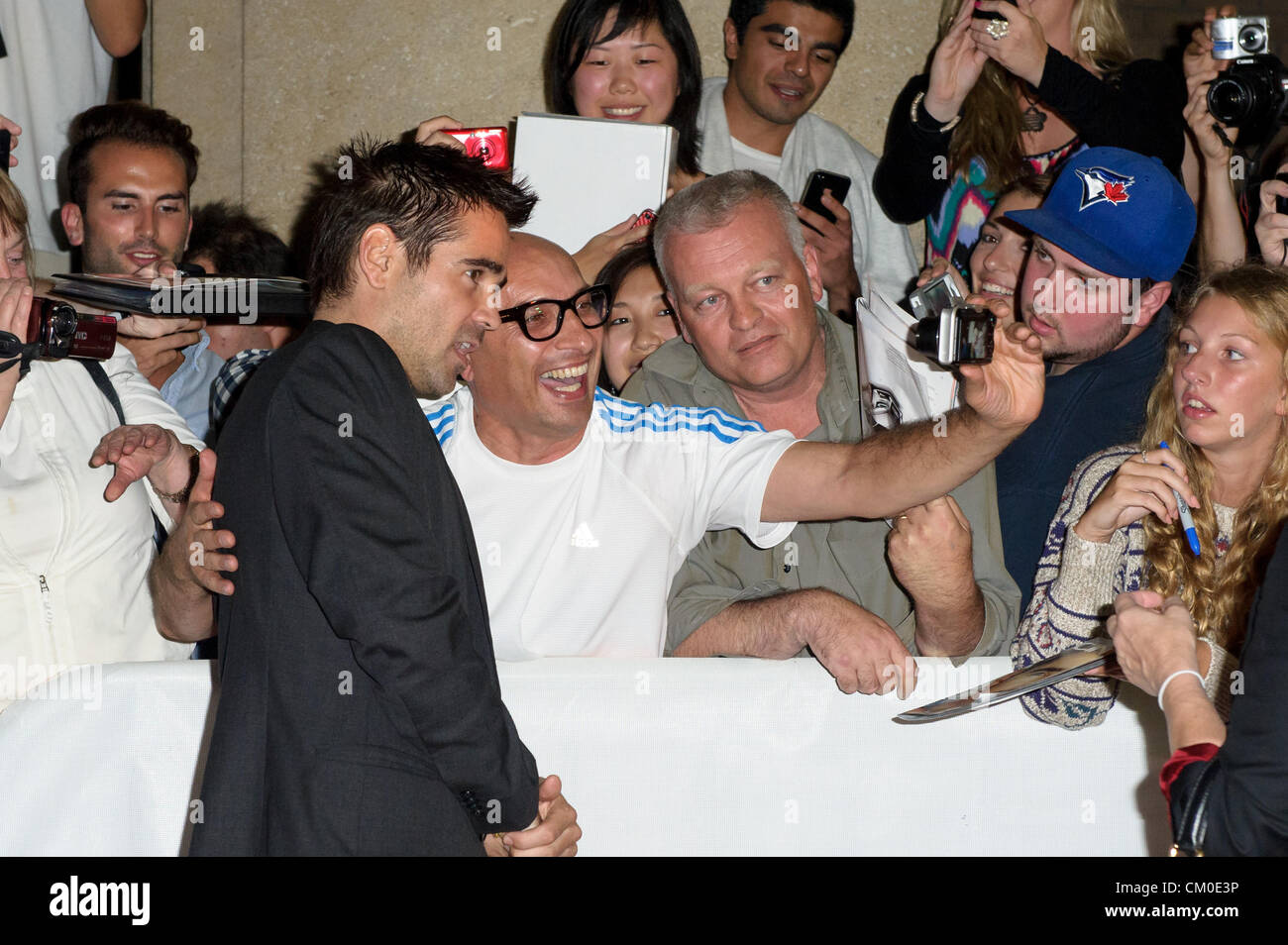 7 septembre 2012 - Toronto, Ontario, Canada - acteur Colin Farrell assiste à la même 'psychopathes' premiere pendant le Festival International du Film de Toronto 2012 tenue à Ryerson Theatre Le 7 septembre 2012 à Toronto, Canada. (Crédit Image : © Vidyashev ZUMAPRESS.com)/Igor Banque D'Images