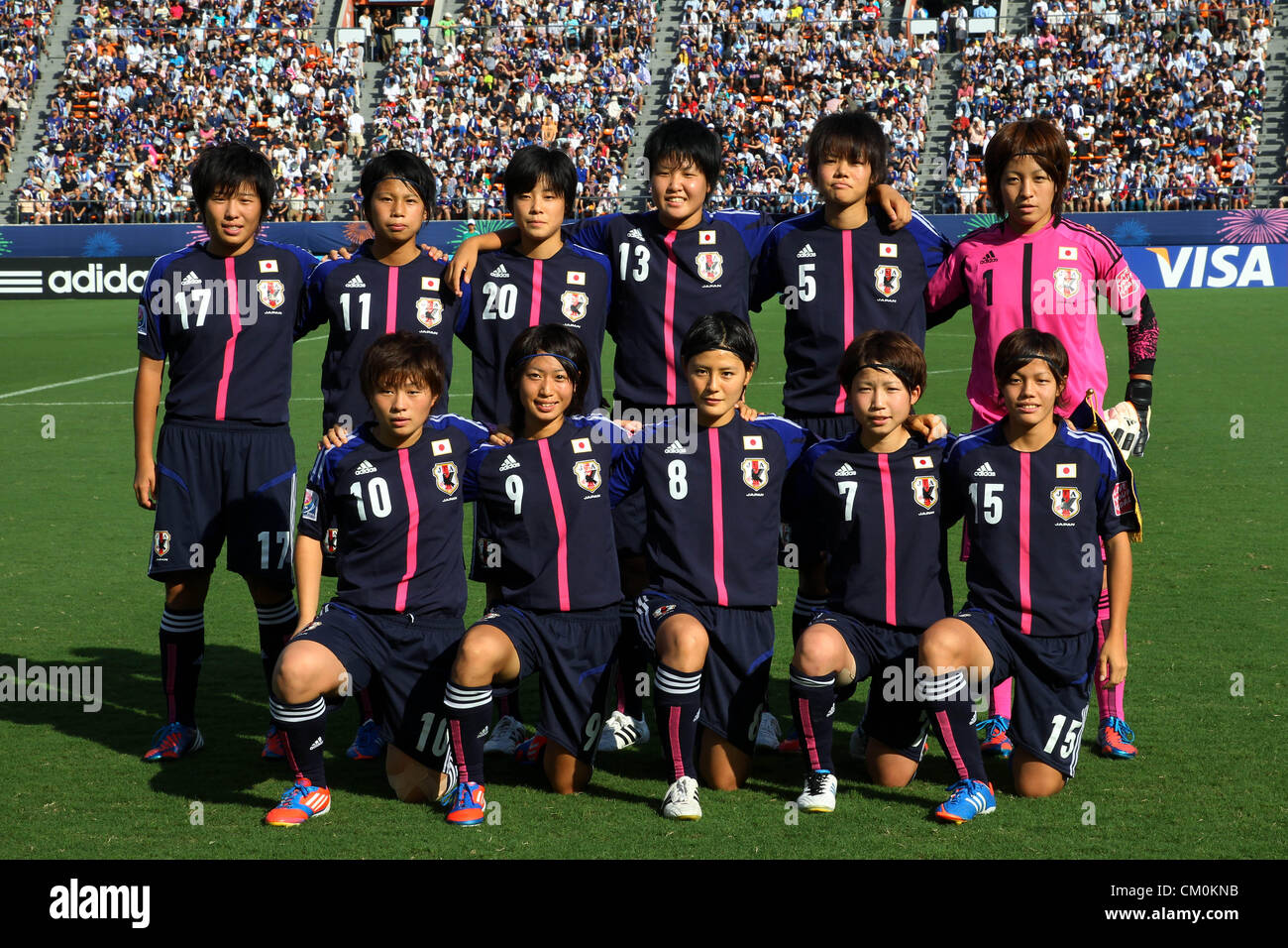 U-20U-20 Groupe de femmes de l'équipe du Japon (JPN), le 8 septembre 2012 -  Football : Football / FIFA U-20 Women's World Cup Japon 2012, 3ème place  Match match entre le Japon