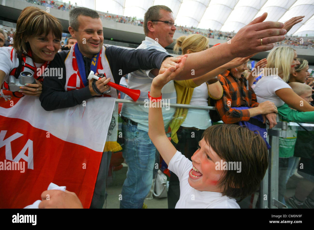 9 septembre 2012, la Pologne. Danone Nations Cup 2012 finale a eu lieu au  Stade National de Varsovie Photo Stock - Alamy