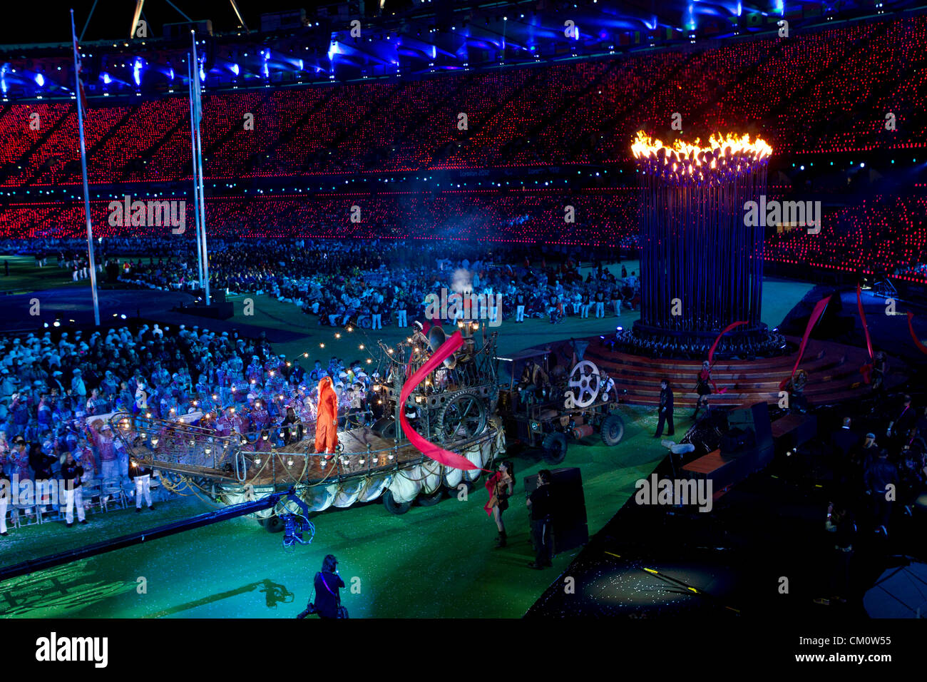 Cérémonies de clôture des Jeux Paralympiques de Londres 2012 au Stade olympique Banque D'Images