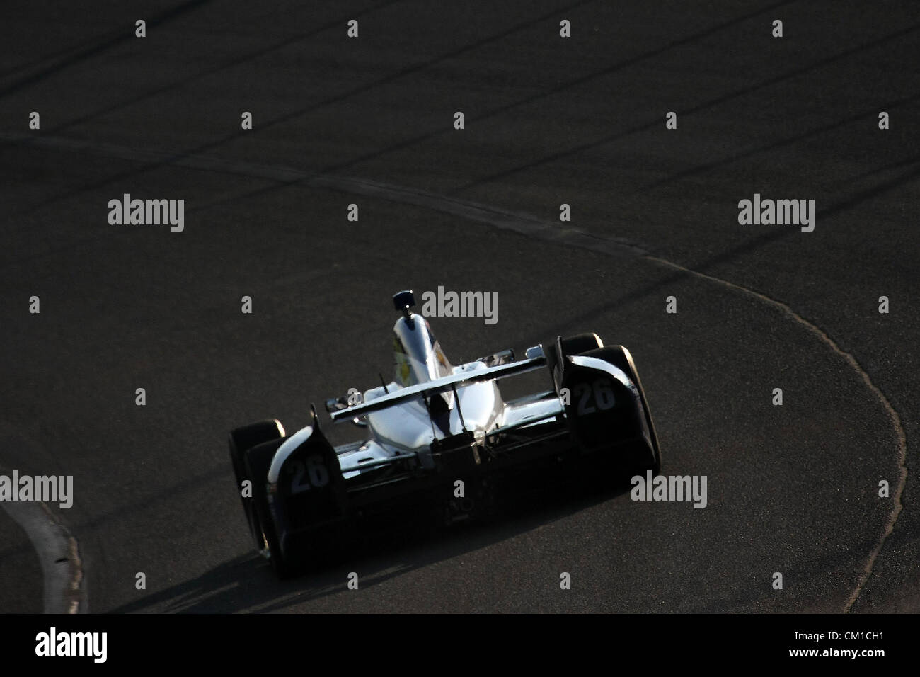 12 septembre 2012 - Fontana, Californie, États-Unis - Indycar, MAV PLAT 500, Fontana, CA, 12-15 septembre 2012, Marco Andretti, Andretti Autosport (Image Crédit : © Ron Bijlsma/ZUMAPRESS.com) Banque D'Images