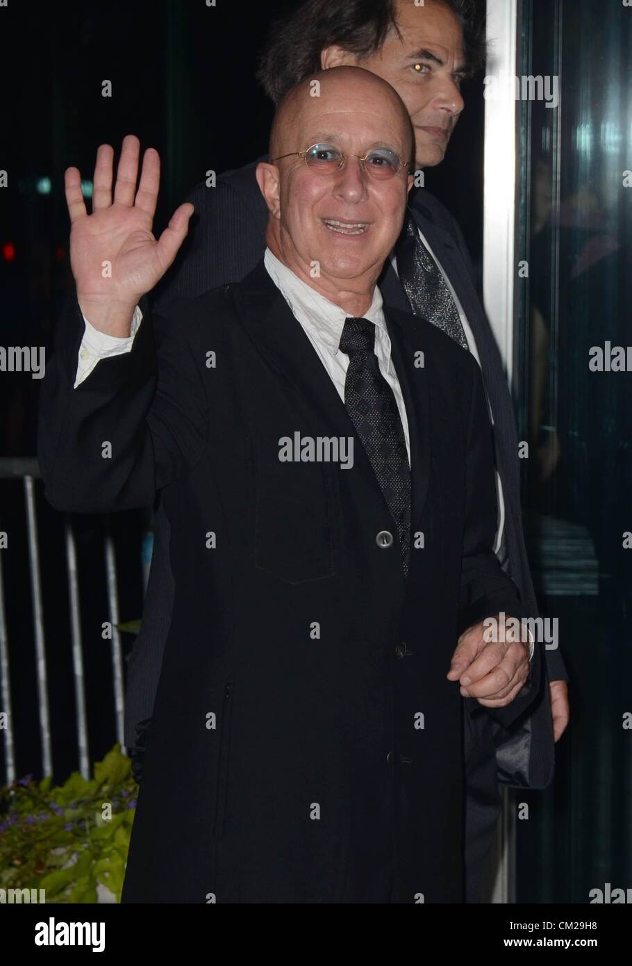 Paul Shaffer aux arrivées pour Marvin Hamlisch Service commémoratif, Peter Jay Sharp Theatre, New York, NY Le 18 septembre 2012. Photo par : Derek Storm/Everett Collection Banque D'Images