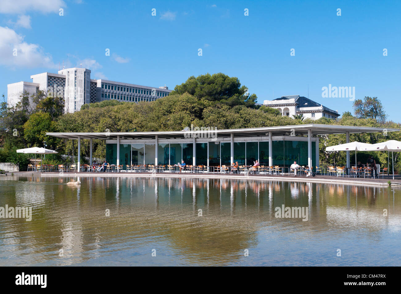 lisbonne, portugal, parque eduardo vii, horizon de la ville Banque D'Images
