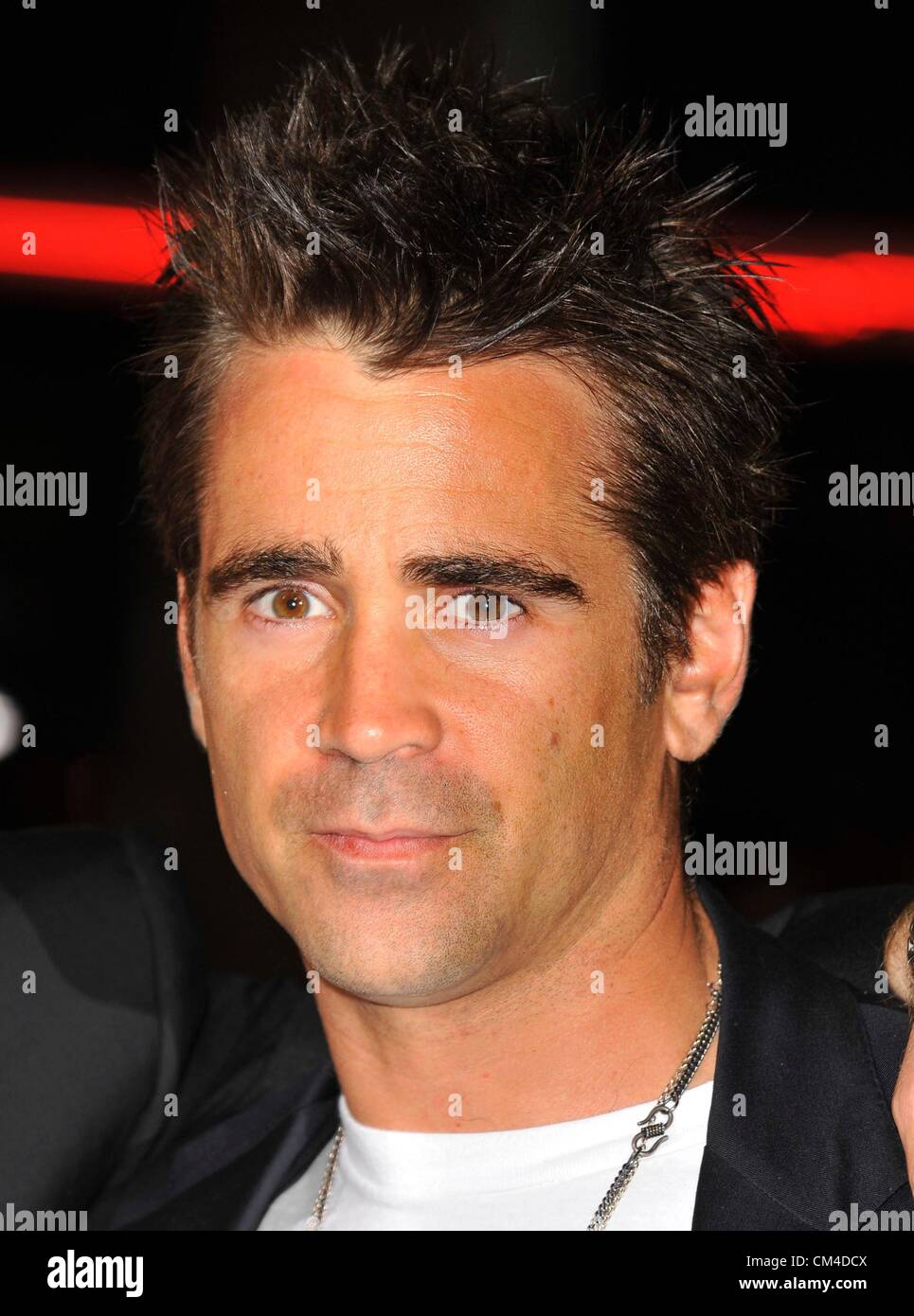 USA. Colin Farrell aux arrivées pour sept psychopathes Premiere, Bruin Theatre, Los Angeles, CA le 1 octobre 2012. Photo par : Dee Cercone/Everett Collection/ Alamy live news. Banque D'Images
