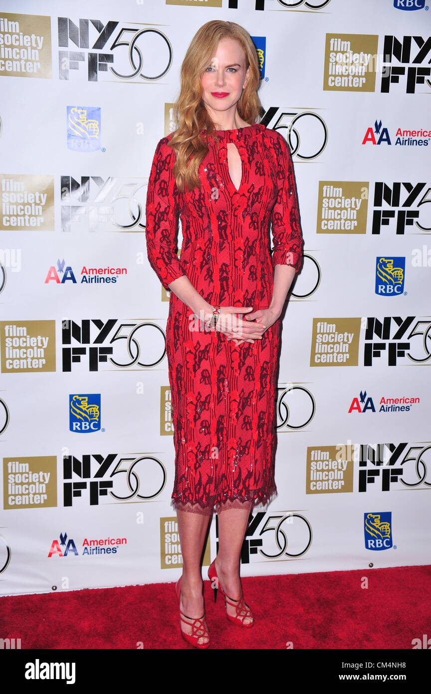 Nicole Kidman aux arrivées de la Film Society of Lincoln Center Gala hommage à Nicole Kidman et 2012 New York Film Festival première de l'article BOY, Alice Tully Hall au Lincoln Center, New York, NY Le 3 octobre 2012. Photo par : Gregorio T. Binuya/Everett Collection Banque D'Images