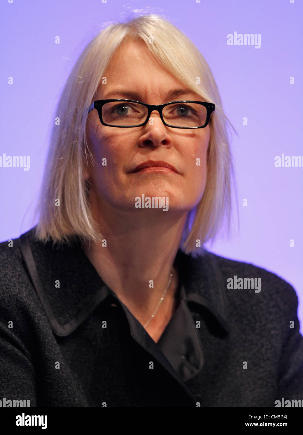 MARGOT JAMES MP VICE-PRÉSIDENT DE LA CONSERVAT 09 Octobre 2012 L'ICC BIRMINGHAM ENGLAND Banque D'Images