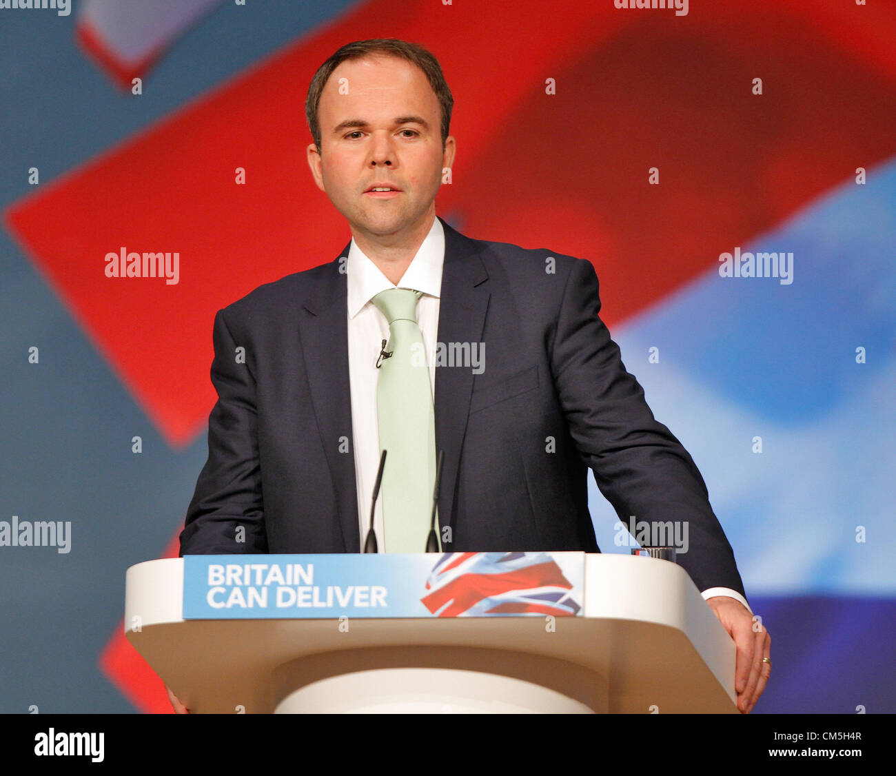 GAVIN BARWELL CENTRAL CROYDON MP 09 octobre 2012, le CPI BIRMINGHAM ENGLAND Banque D'Images