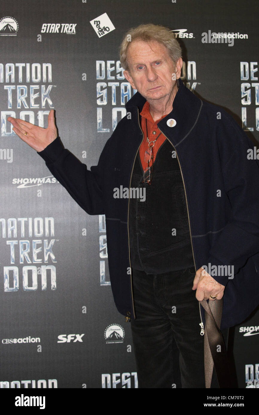 Londres, Angleterre, Royaume-Uni. Vendredi, 19 octobre 2012. René Auberjonois acteur qui a joué dans Odo Deep Space Nine. Star Trek Destination Londres a lieu au parc des expositions ExCel à l'Est de Londres du 19 au 21 octobre 2012. Stars à l'ouverture photocall. Crédit photo : Nick Savage/Alamy Live News Banque D'Images