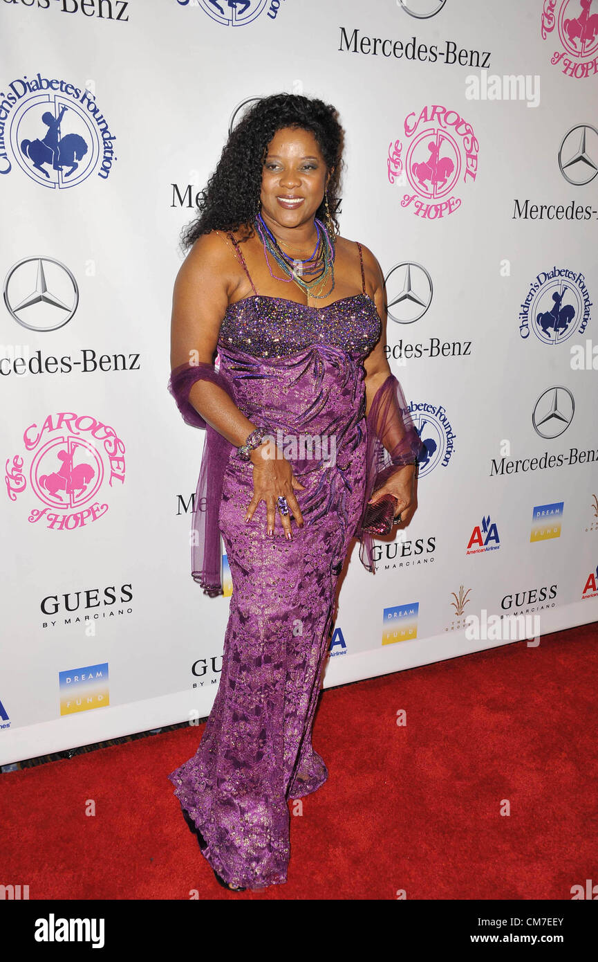 20 octobre 2012 - Los Angeles, Californie, États-Unis - Loretta DeVine participant à la 26e assemblée annuelle de l'espoir Carousal gala tenu à l'hôtel Beverly Hilton à Beverly Hills, Californie le 20 octobre 2012. Crédit Image : 2012(© D. Long/Globe Photos/ZUMAPRESS.com) Banque D'Images