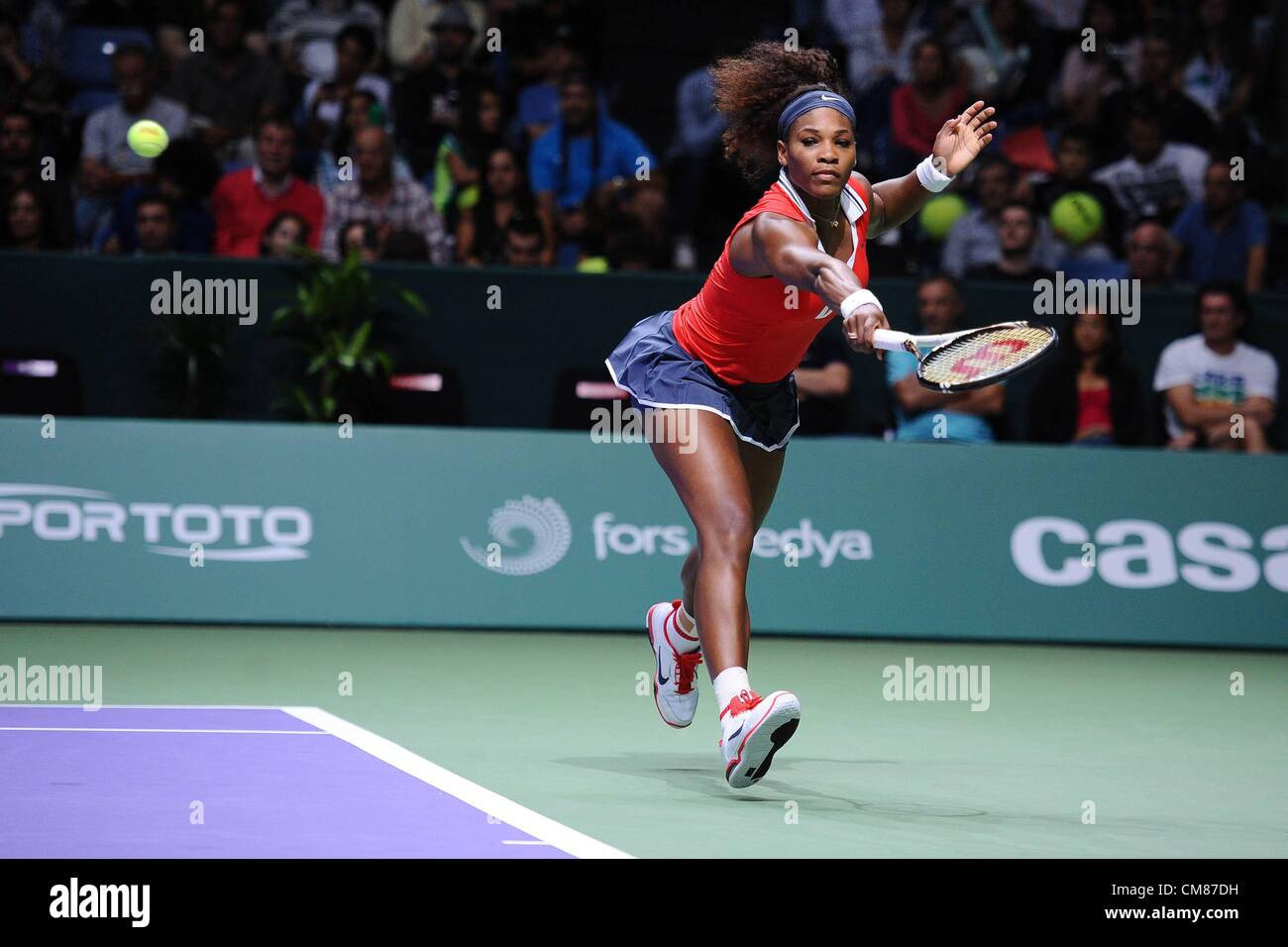 25.10.2012. Istanbul, Turquie, WTA Womens tennis Championships Istanbul Turquie Serena Williams USA Banque D'Images