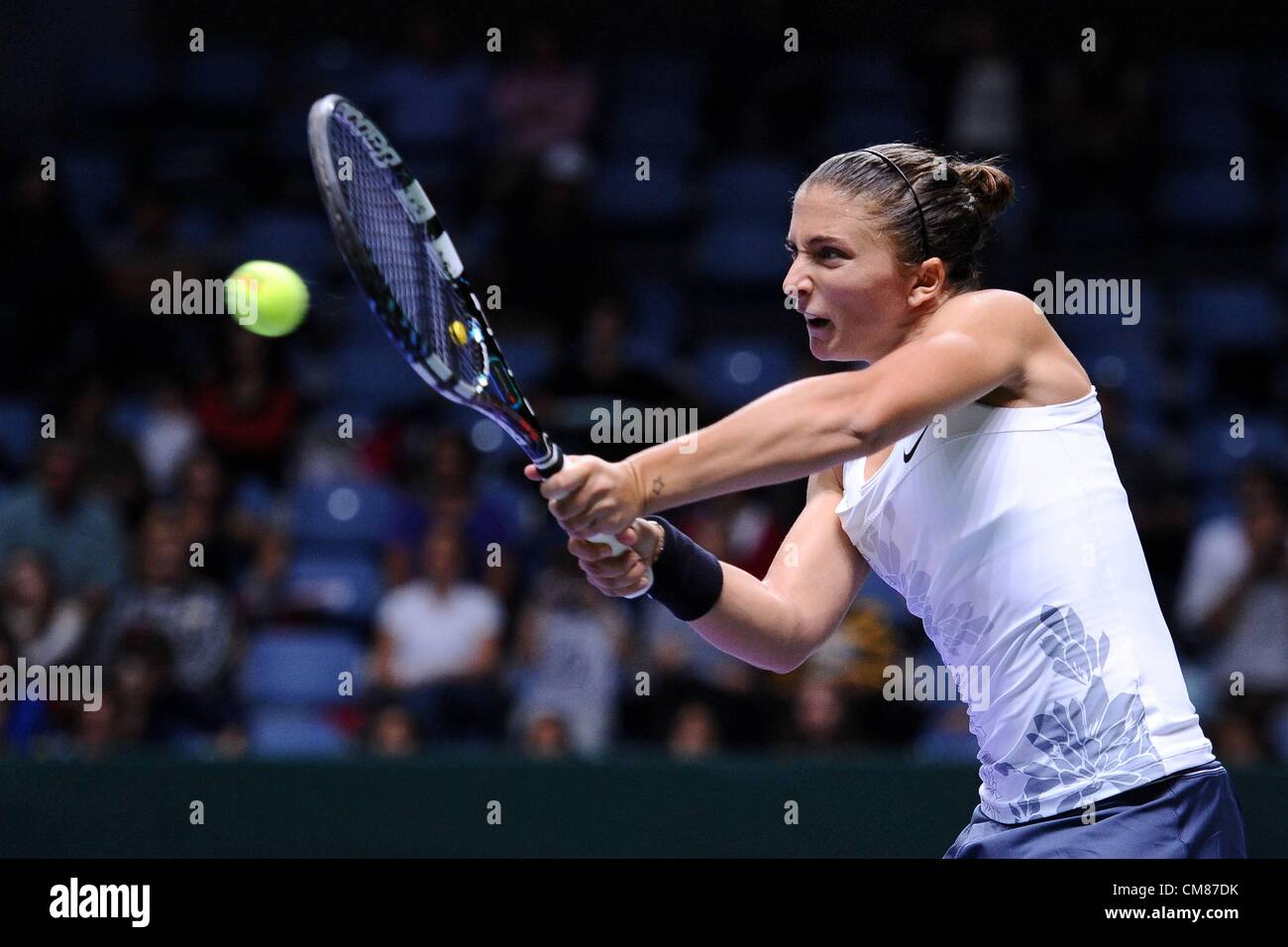 25.10.2012. Istanbul, Turquie, WTA Womens tennis Championships Istanbul Turquie Sara Errani ITA Banque D'Images