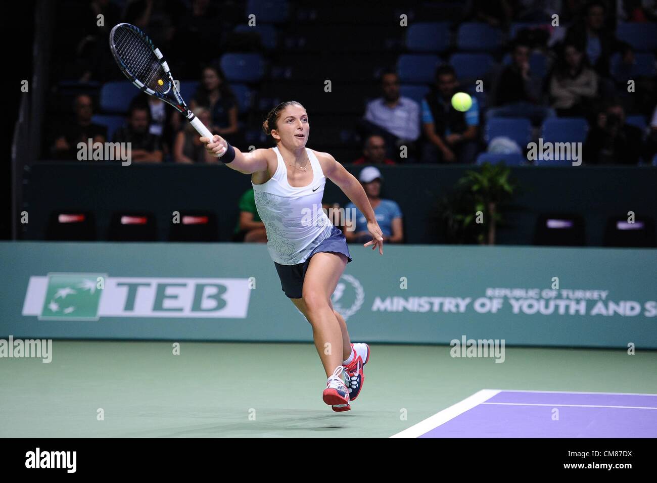 25.10.2012. Istanbul, Turquie, WTA Womens tennis Championships Istanbul Turquie Sara Errani ITA Banque D'Images