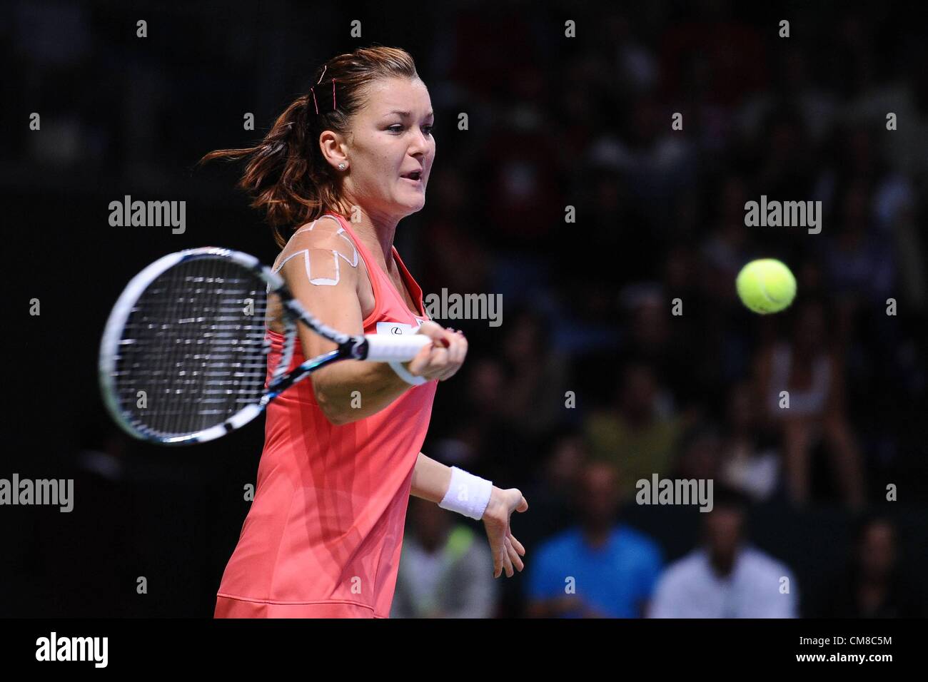 26.10.2012. Istanbul, Turquie. Agnieska Radwanska POL Tennis Masters tennis WTA Istanbul 2610 Femmes 2012 Banque D'Images